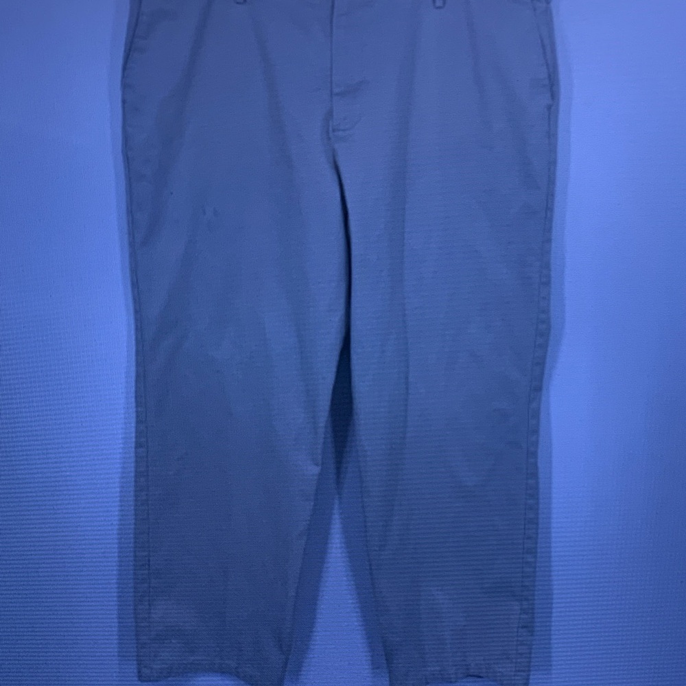 Classic Straight-Leg Pants in Deep Navy